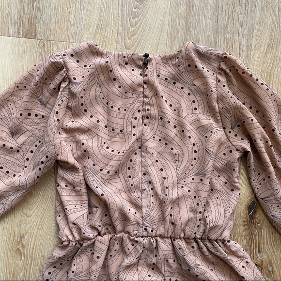 Cottagecore “Enough About Me” Peasant Style Flowy Dress - Picture 9 of 13